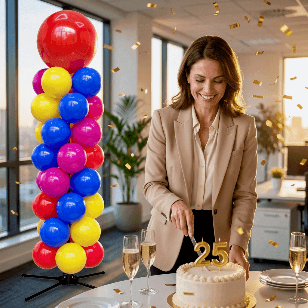 Balloon decoration for anniversary – PilaMania event decoration