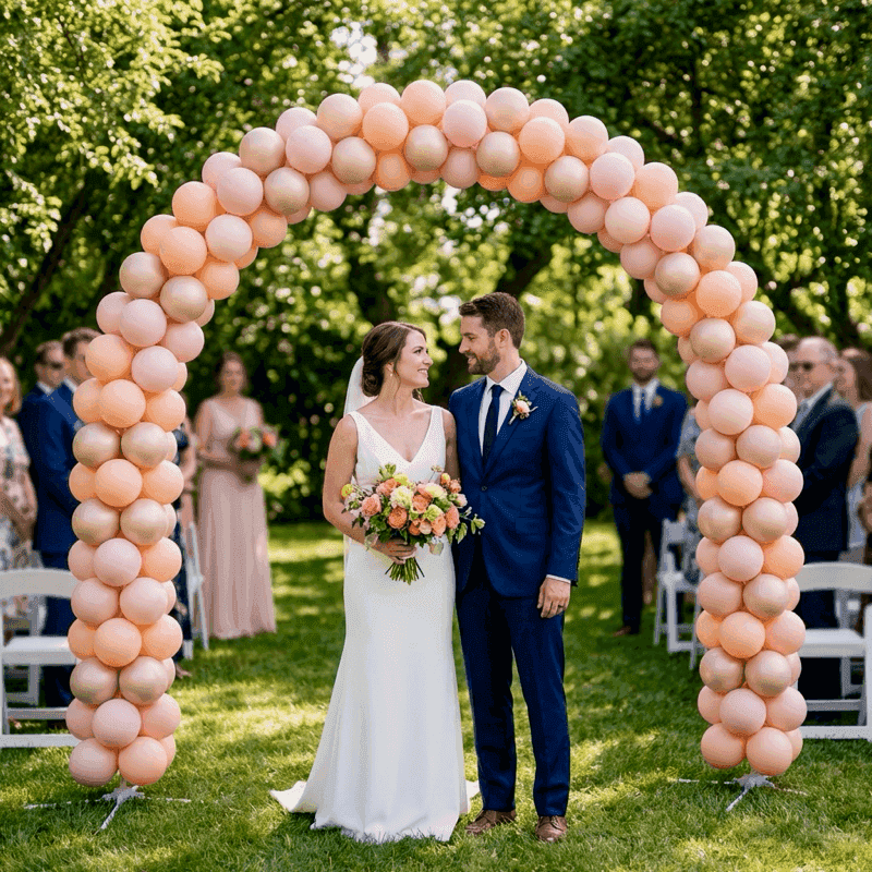 Balloon decoration for wedding – PilaMania balloon arch